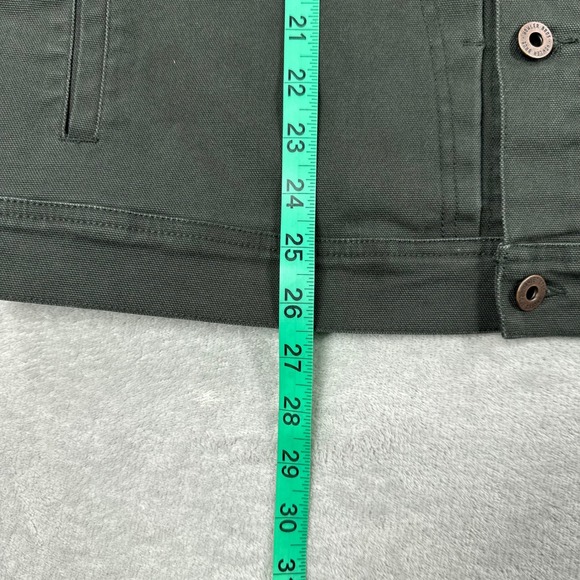 Howler Brothers Jacket Mens Medium Green Gaucho Utility Canvas Chore Outdoors - Picture 12 of 15